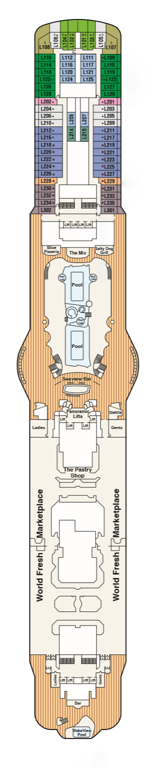 Lido Deck Deck Plan
